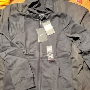 Nike Black Lightweight Full-Zip Hoodie Jacket